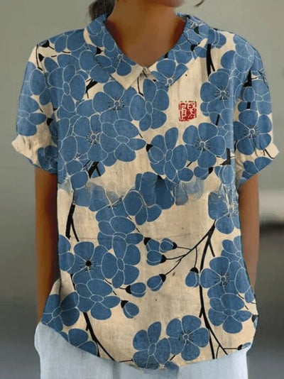OLIVIA | FLORAL PATTERN BLOUSE.