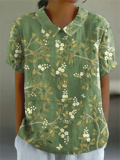 OLIVIA | FLORAL PATTERN BLOUSE.