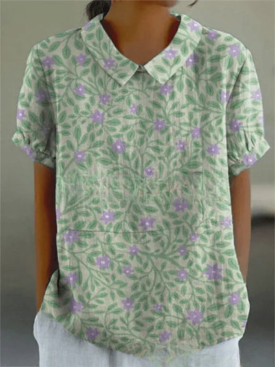 OLIVIA | FLORAL PATTERN BLOUSE.