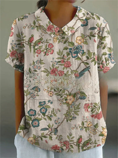 OLIVIA | FLORAL PATTERN BLOUSE.