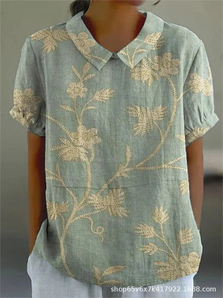 OLIVIA | FLORAL PATTERN BLOUSE.