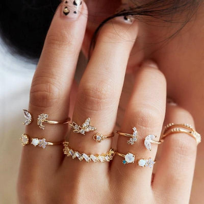 Unique Premium Pack of 8 to 12 Rings~