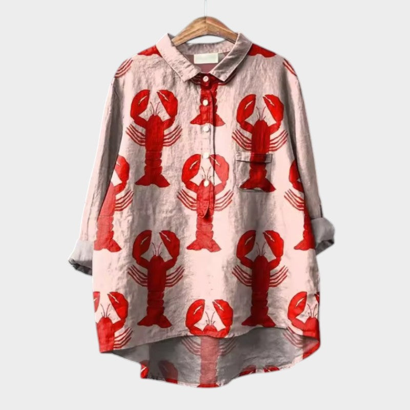 Margot – Floral Pattern Blouse