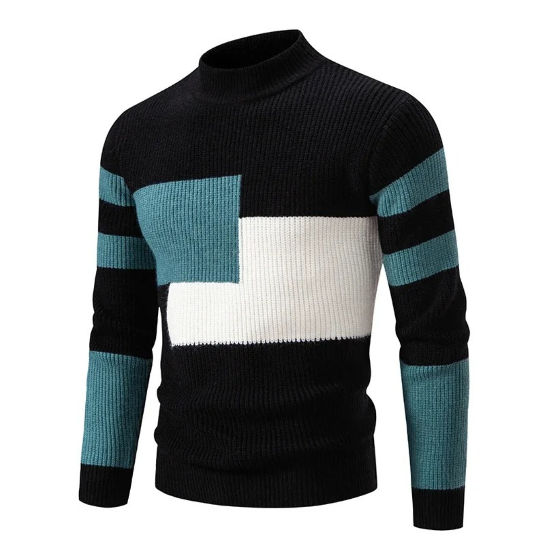 Felix – Colour Block Knitted Sweater