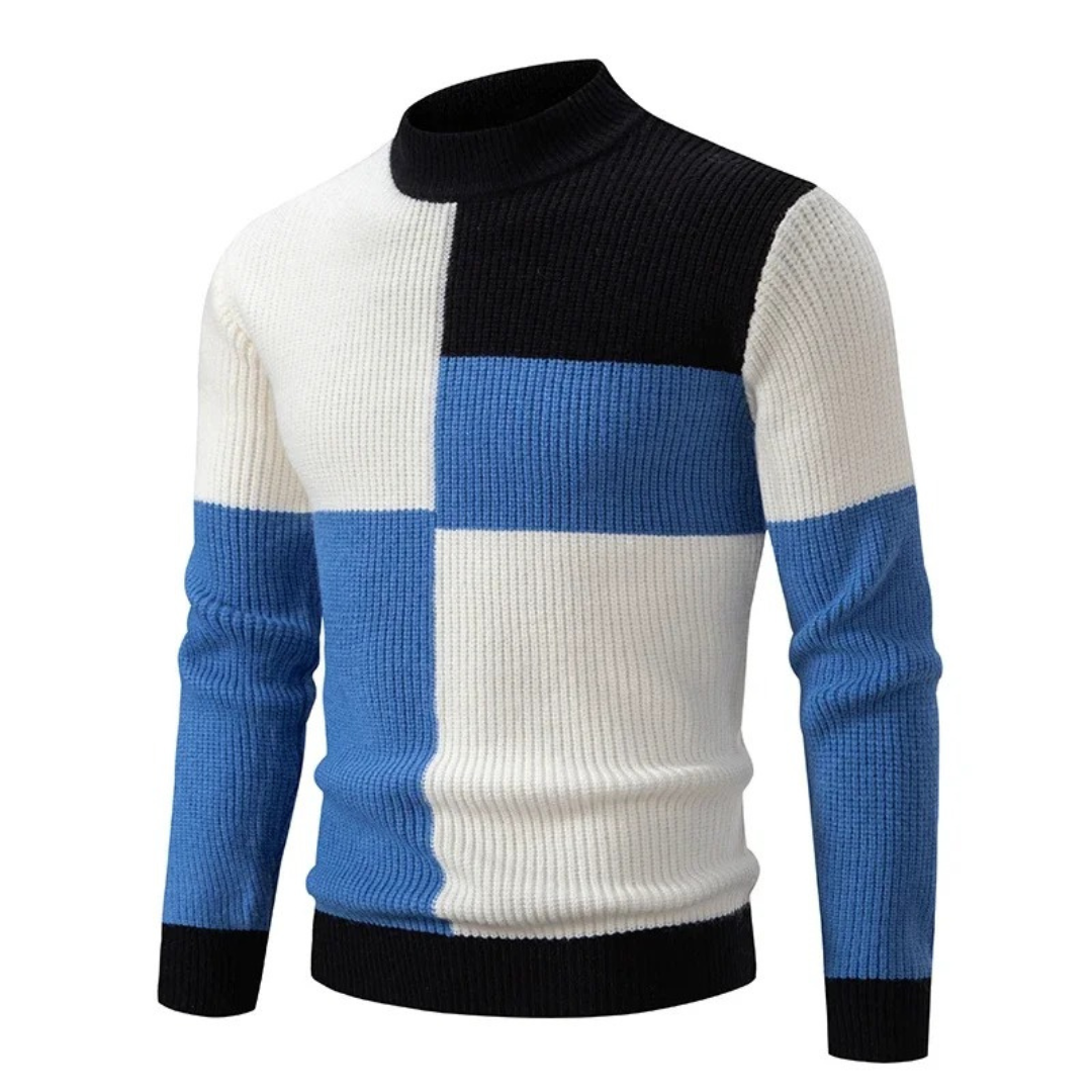 Felix – Colour Block Knitted Sweater