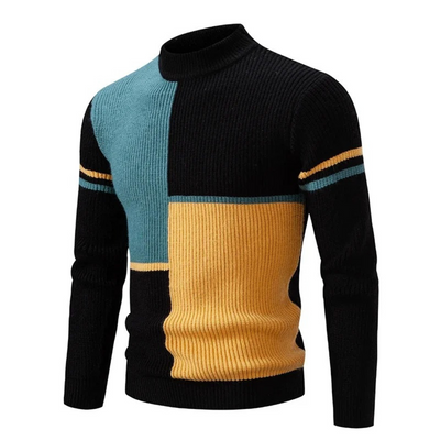 Felix – Colour Block Knitted Sweater