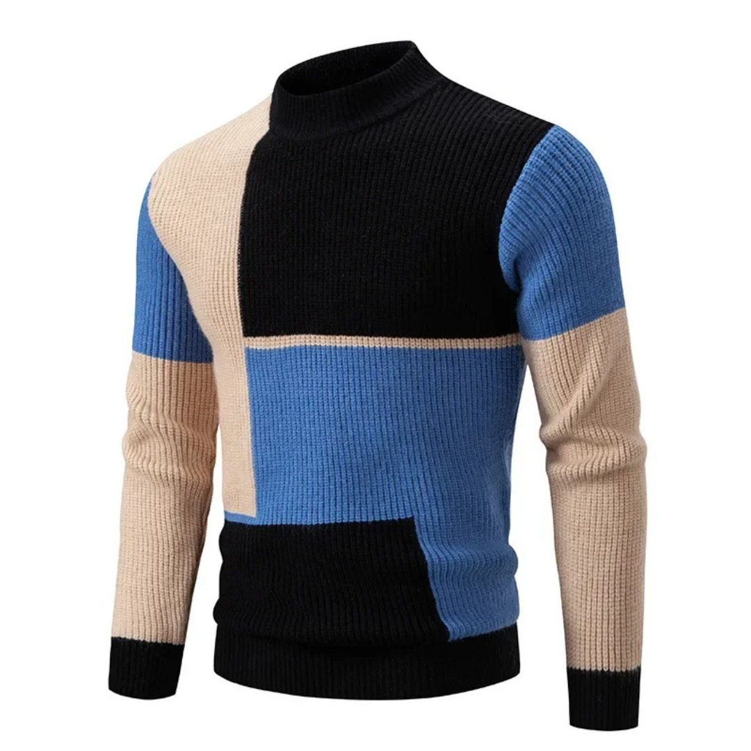 Felix – Colour Block Knitted Sweater