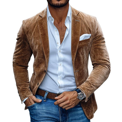 Anderson™ | Two-Button Suede Blazer