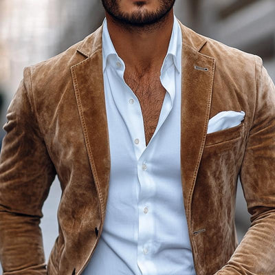 Anderson™ | Two-Button Suede Blazer