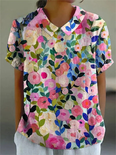 Sophie – Spring Garden Floral Blouse
