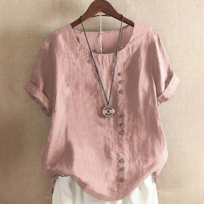Ava™Short Sleeve Summer Blouse