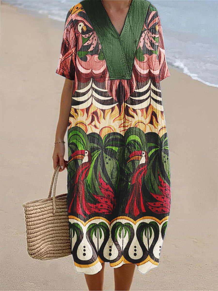 Claire – Modern Print Dress