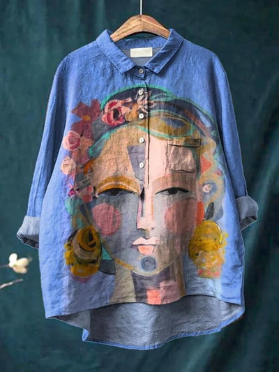 Julia – Portrait Art Print Blouse