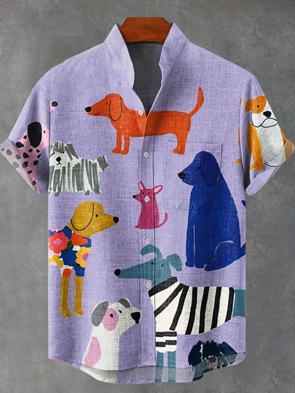 Willa – Dog Art Cotton Shirt