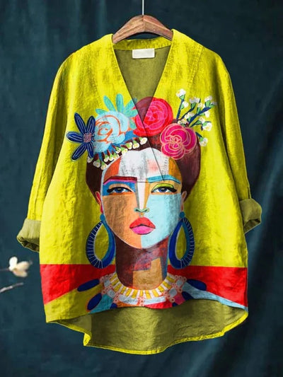 Julia – Portrait Art Print Blouse