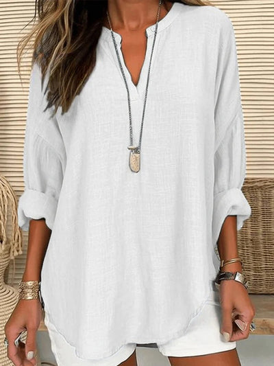 Claire – Long-Sleeve Beach Blouse