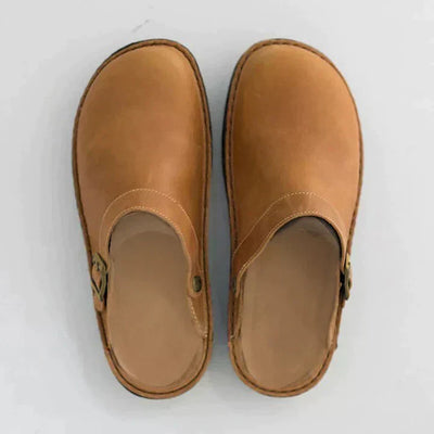 Noah™ | Orthopedic Leather Comfort Slippers