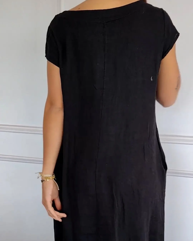 BELVAR - White Haven Casual Cotton Dress