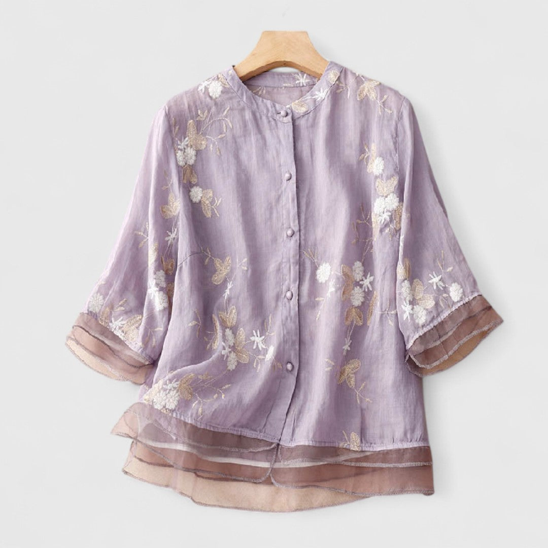 Maisie - Floral Blouse Made with Premium Materials