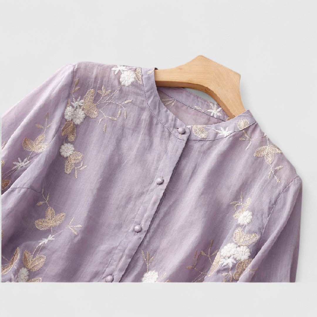 Maisie - Floral Blouse Made with Premium Materials